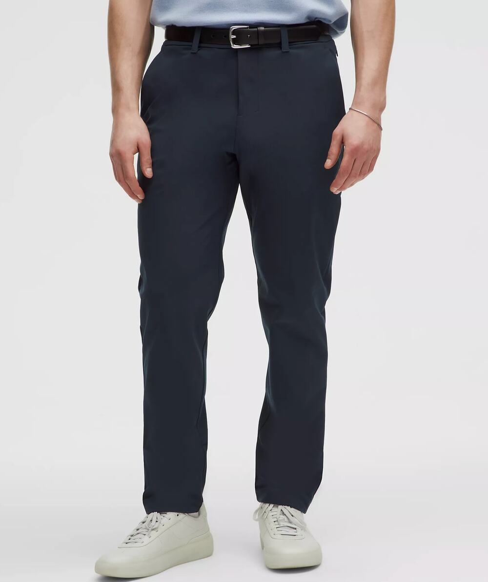 Lululemon Men's ABC True Navy Flat Front Waterproof Chino 31